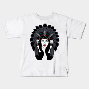 Goth Girl Kids T-Shirt